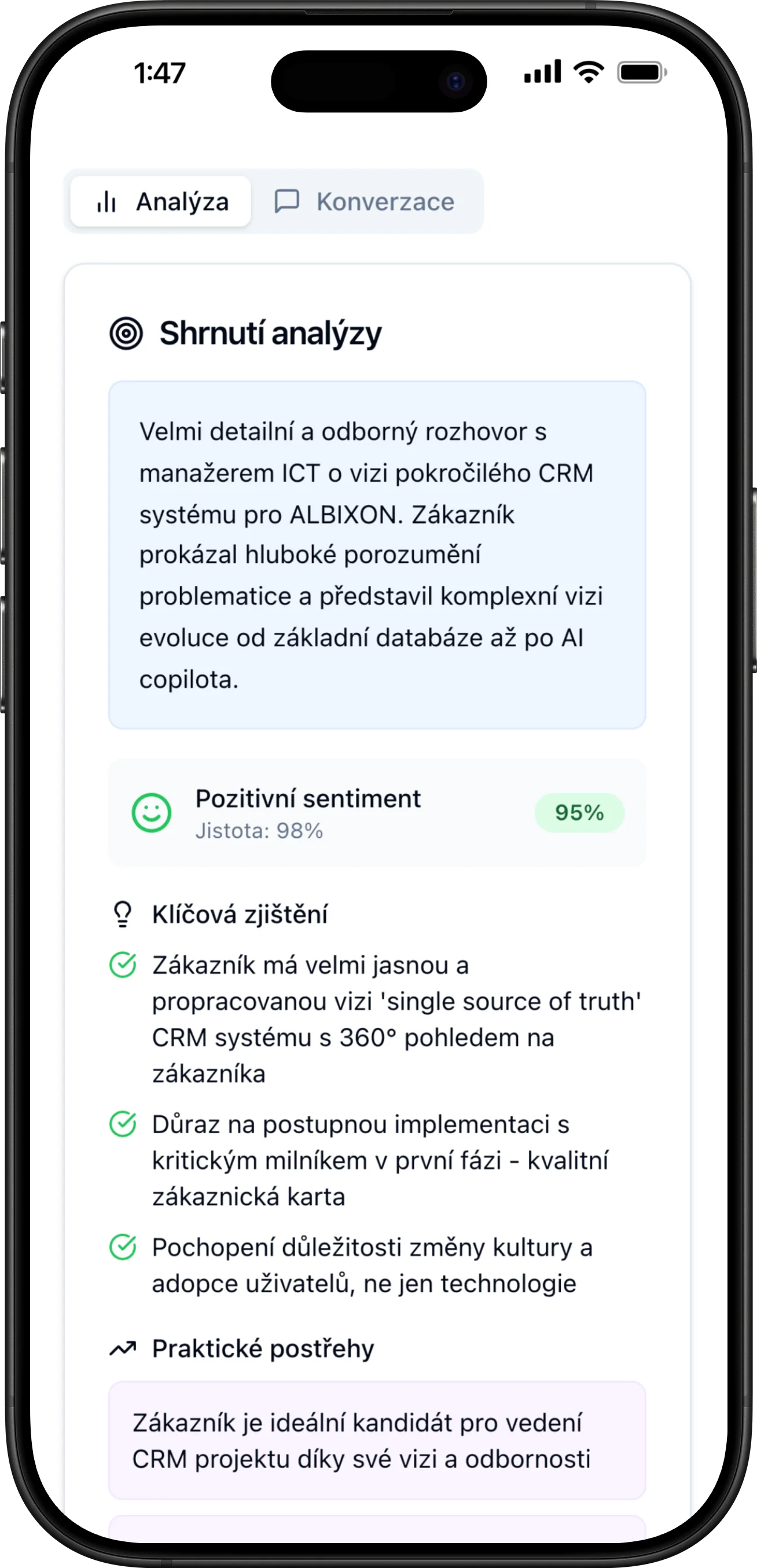 Auditbot AI analýza